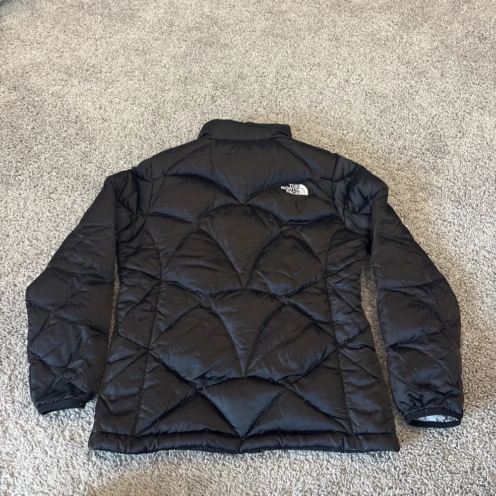 The North Face Jacket Girls Large 14/16 Black Goose Down 550 Fill Puffer Coat